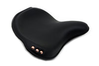 HARLEY Black Leather Replica Army Solo Seat fits 1942-1945 WLA,