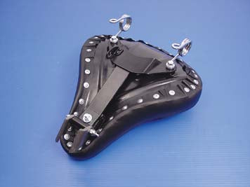 HARLEY Bates Style schwarzer Ledersitz-Kit passend für 0- Custom, Anwendung
