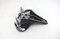 HARLEY Double Steel Saddle Solo Seat Black fits 0-  Custom,