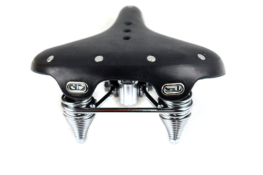 HARLEY Double Steel Saddle Solo Seat Black fits 0-  Custom,