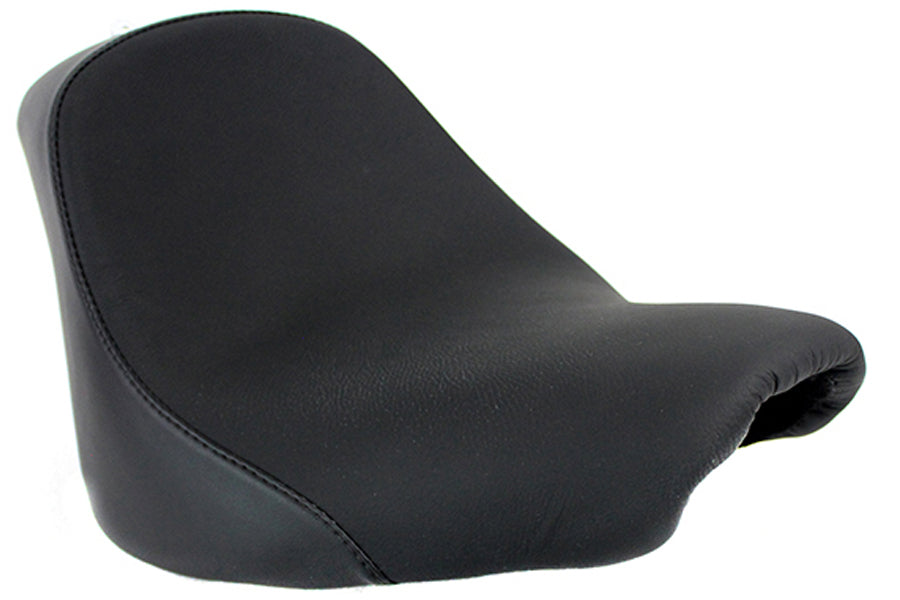 HARLEY Wyatt Gatling  inchButt Bucket inch Solo Seat Black Naughahy fits 2018-UP FLDE,  2018-UP FLSL,  2018-UP FLFB,  2018-UP FLSB,  2018-UP FXBR,  2018-UP FXBB,  2018-UP FXFB,  2018-UP FXLR,