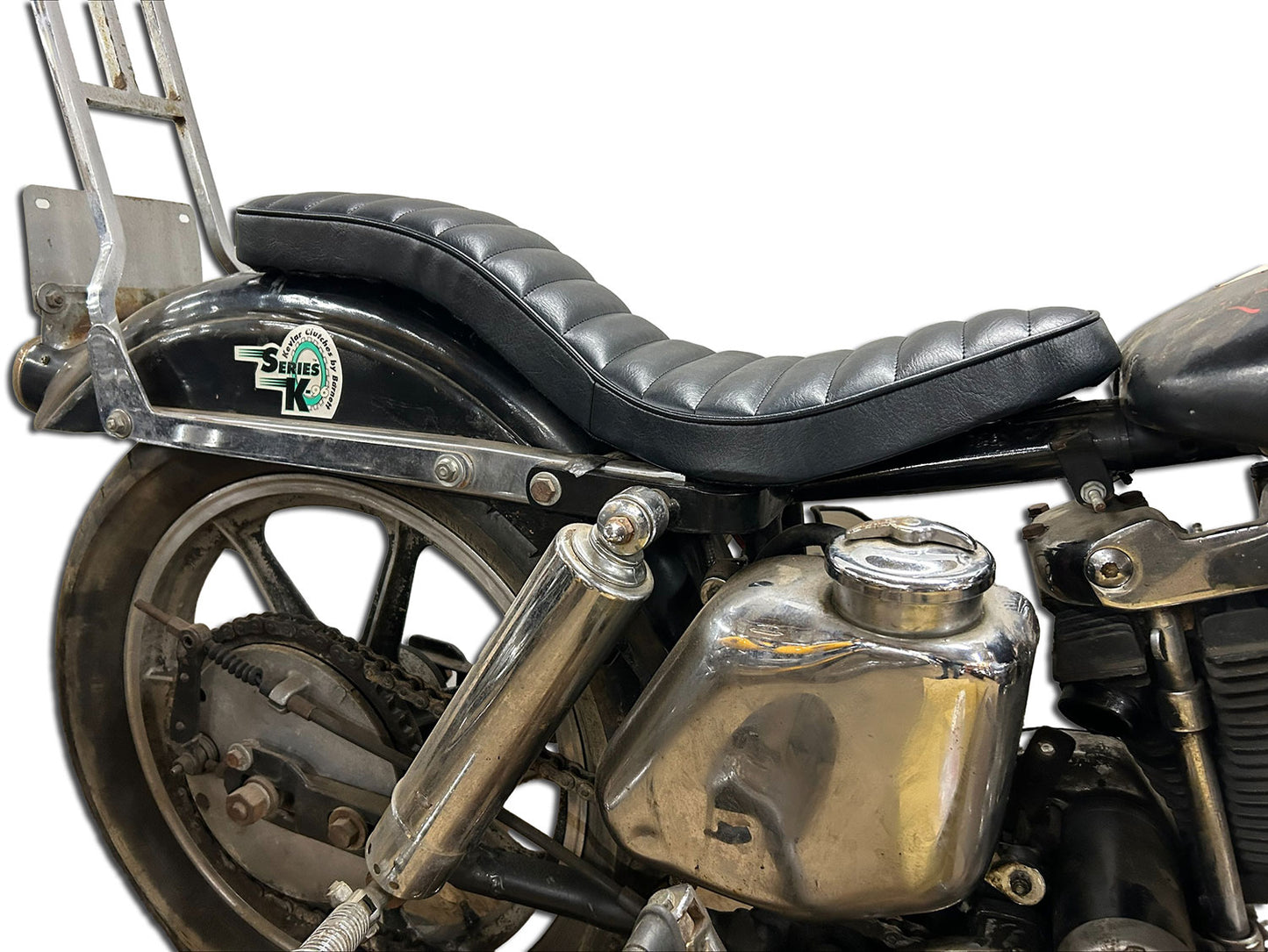 HARLEY Corbin Gentry Bananensitz Schwarz passend für 1957-1978 XL,