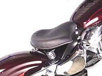 HARLEY Black Leather Solo Seat With Mount Kit fits 2004-2006 XL,