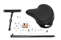 HARLEY Black Leather Deluxe Solo Seat Kit fits 1936-1952 W,  1936-1973 G,