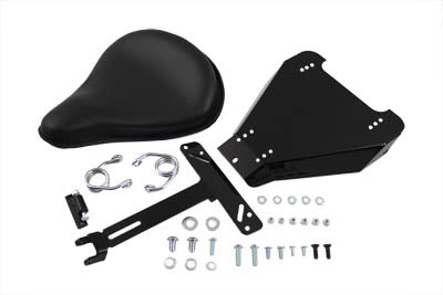 HARLEY Solo Seat Kit Black fits 2000-2017 FXST,  2000-2017 FLST,