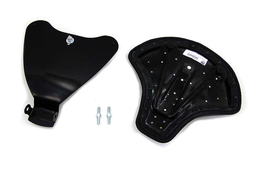 HARLEY Black Leather Solo Seat with Mount Kit fits 2010-UP XL,