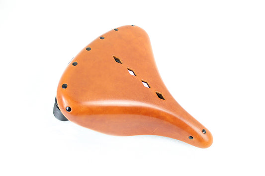 HARLEY Replica Troxel Solo Saddle Formed Leather Honey Brown fits 1914-1917 F,