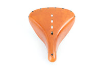 HARLEY Replica Troxel Solo Saddle Formed Leather Honey Brown fits 1914-1917 F,