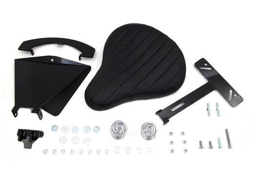 HARLEY Black Leather Solo Seat With Mount Kit fits 2004-2006 XL,