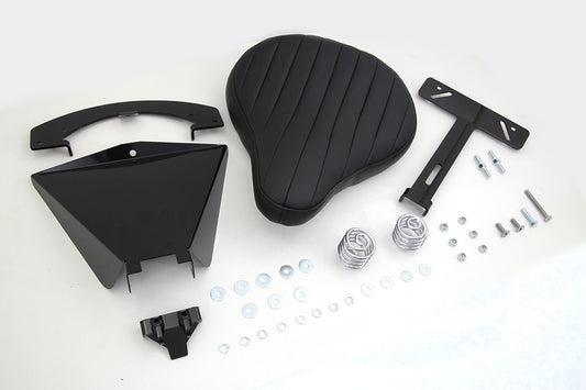 HARLEY Black Leather Solo Seat With Mount Kit fits 2004-2006 XL,