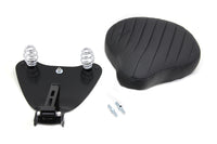 HARLEY Black Leather Solo Seat with Mount Kit fits 2010-UP XL,