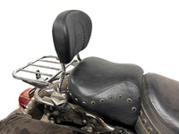 HARLEY OE Sozius-Rückenlehnenpolster, Schwarz, passend für 2018-UP FLST, mit kurzer oder Standardhöhe