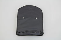 HARLEY Medium Low Custom Smooth Top Stitched Backrest Pad fits 0-  All, bars with welded in medallion