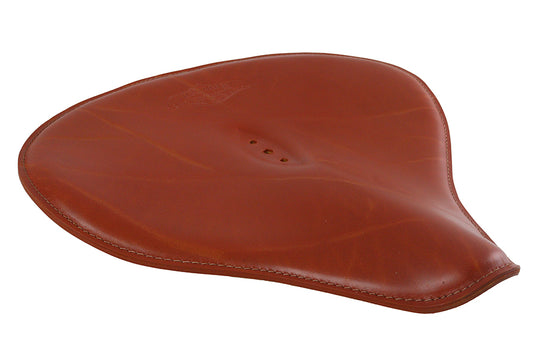 HARLEY Replica Brown Leather Solo Seat fits 0-  Custom,