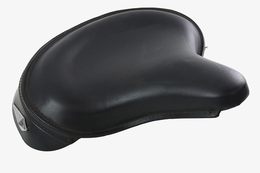 HARLEY Police Solo Seat Black Leather fits 1989-UP FLTP,  1982-1994 FXRP,  1982-1994 FXRP,