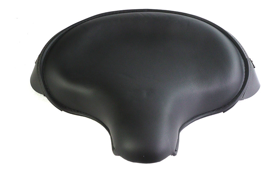HARLEY FXR Polizeisitzbank Schwarz Leder Passt für 2009-UP FLTP, 1982-1994 FXR,