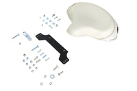 HARLEY White Leather Solositz-Kit Passend für 2009-UP FLTP, 2022-UP FLHTK,