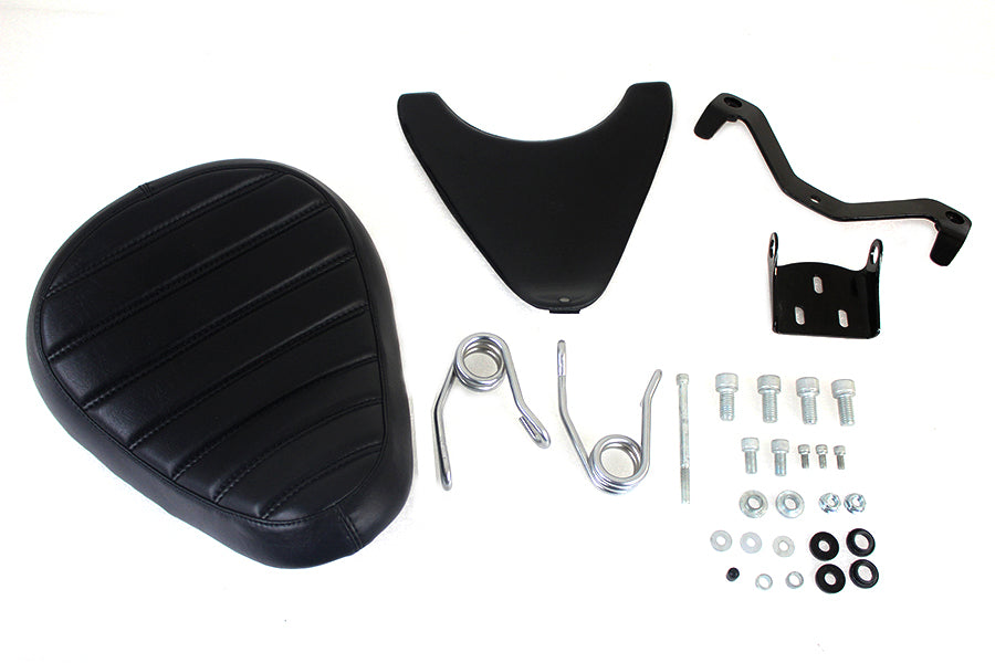 HARLEY Spring Mount Bates Tuck and Roll Solo Seat Kit fits 2004-2006 XL,  2010-UP XL,