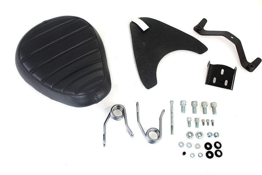 HARLEY Spring Mount Bates Tuck and Roll Solo Seat Kit fits 2004-2006 XL,  2010-UP XL,