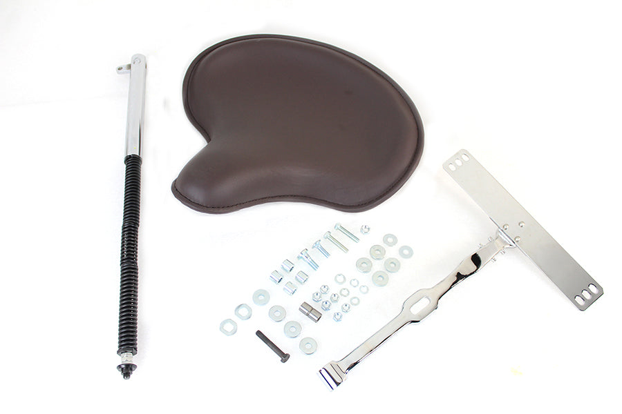HARLEY Corbin Gentry Braunes Ledersitz-Kit passend für 1941-1964 FL,