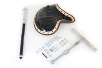 HARLEY Corbin Gentry Braunes Ledersitz-Kit passend für 1941-1964 FL,