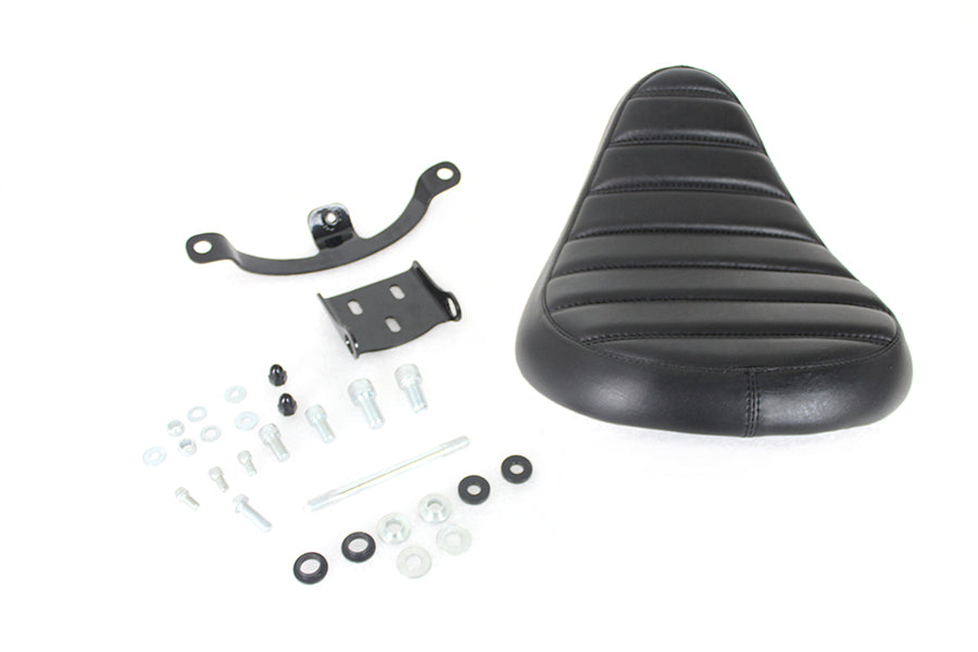 HARLEY Solid Mount Bates Tuck and Roll Solo Seat Kit fits 2010-UP XL,