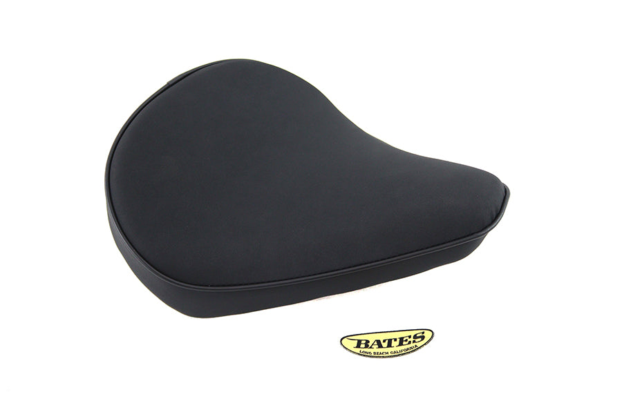 HARLEY Black Suede Solo Seat Large Pan fits 0-  Custom,