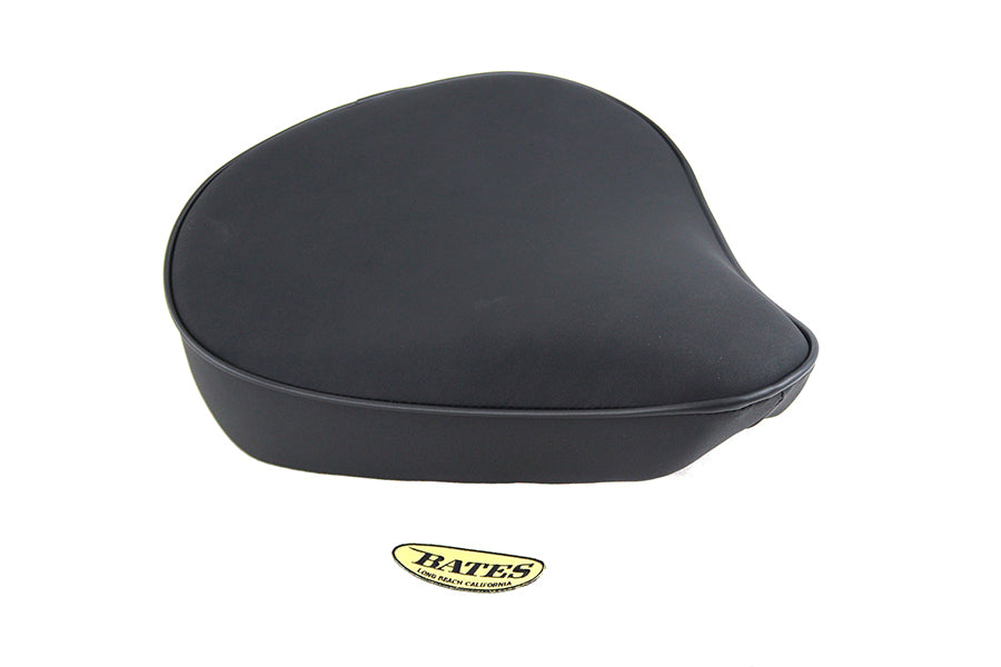 HARLEY Black Suede Solo Seat Large Pan fits 0-  Custom,