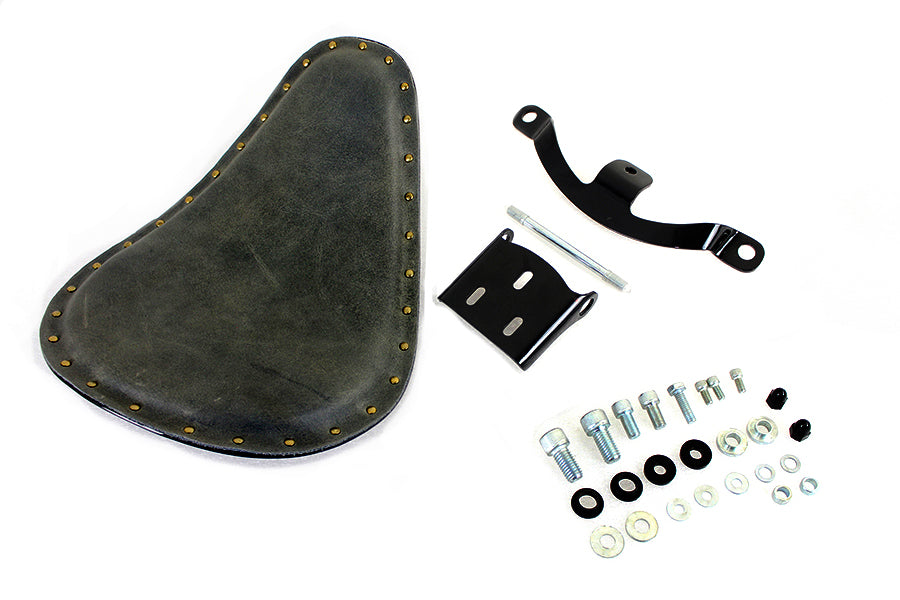 HARLEY Solid Mount Bates Bobber Solo Seat Kit fits 2010-UP XL,