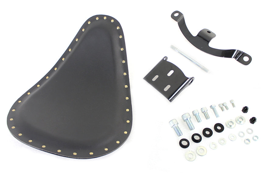 HARLEY Solid Mount Bates Bobber Solo Seat Kit fits 2010-UP XL,