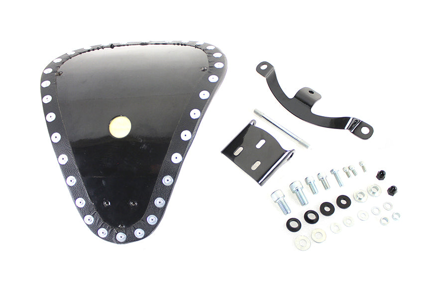 HARLEY Solid Mount Bates Tuck and Roll Solo Seat Kit fits 2010-UP XL,