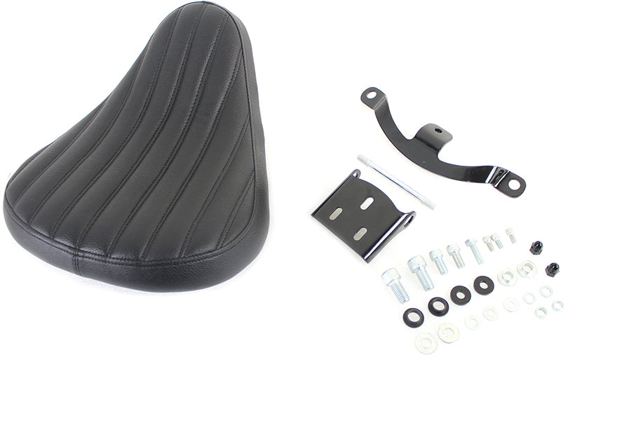 HARLEY Solid Mount Bates Tuck and Roll Solo Seat Kit fits 2010-UP XL,