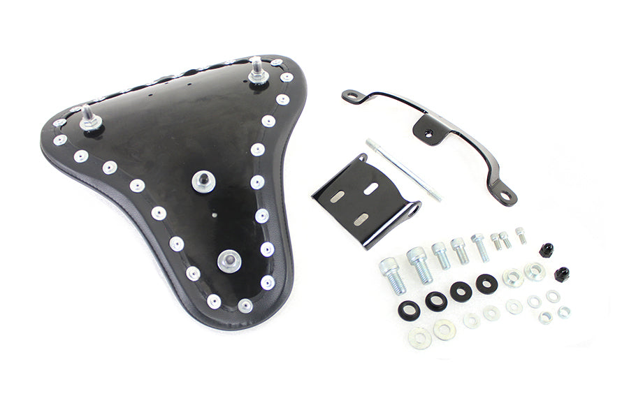 HARLEY Solid Mount Bates Smooth Solo Seat Kit fits 2010-UP XL,