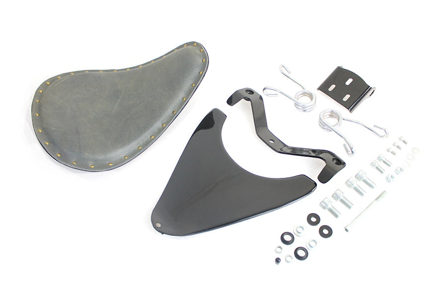 HARLEY Spring Mount Bates Bobber Solo Seat Kit fits 2004-2006 XL,  2010-UP XL,