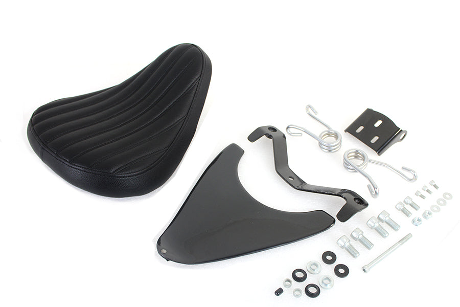 HARLEY Spring Mount Bates Tuck and Roll Solo Seat Kit fits 2004-2006 XL,  2010-UP XL,