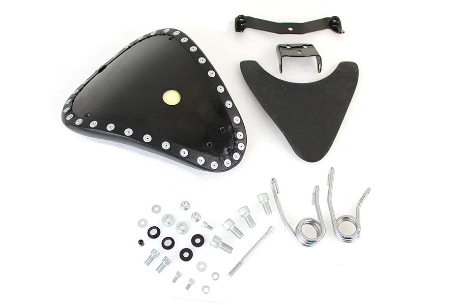 HARLEY Spring Mount Bates Tuck and Roll Solo Saddle Seat Kit fits 2004-2006 XL,  2010-UP XL,