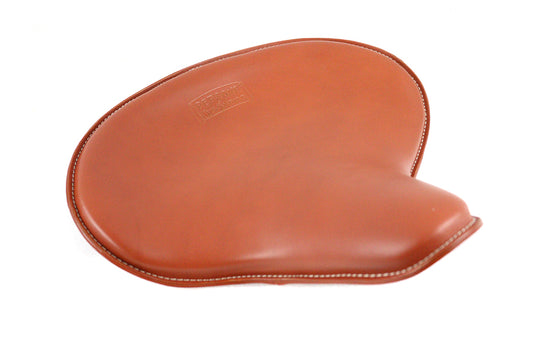 HARLEY Replica Persons Solo Seat Brown Leather fits 0-  Custom,