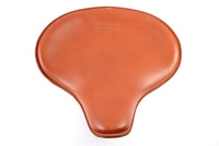 HARLEY Replica Persons Solo Seat Brown Leather fits 0-  Custom,