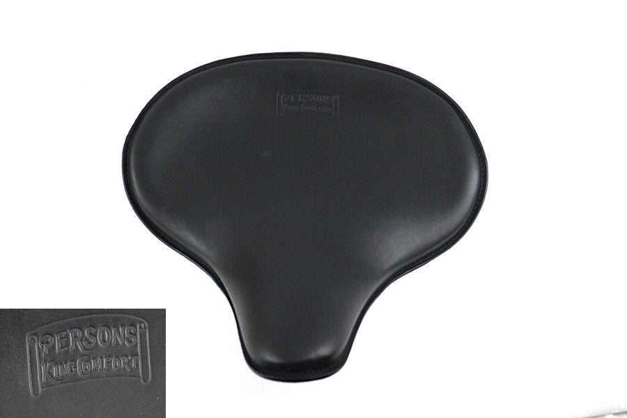 HARLEY Replica Persons Solo Seat Black Leather fits 0-  Custom,