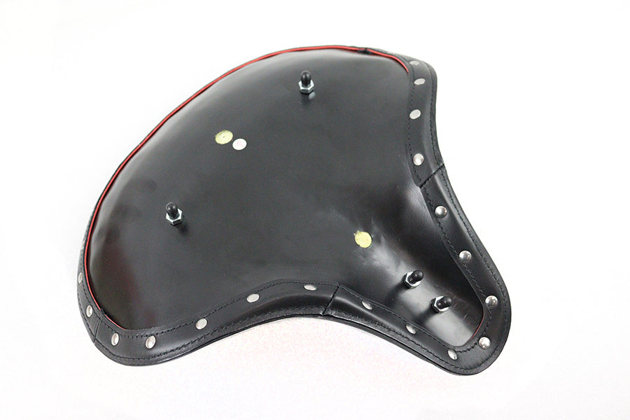 HARLEY Replica Persons Solo Seat Black Leather fits 0-  Custom,