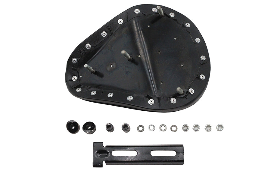 HARLEY Ultima Ledersattel High Noon Solo-Sitz schwarz, passend für 0-  Custom, Anwendung