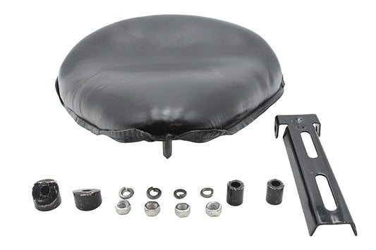 HARLEY Ultima Leather Saddle High Noon Solo Seat Black Fits 0-  Custom, application