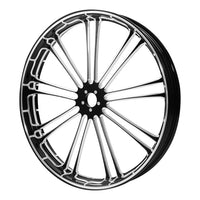 Custom Chrome HARLEY 9 SPOT BLACK ANODIZED 26" X 3.50" FRONT WHEEL NON ABS