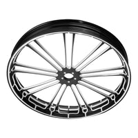 Custom Chrome HARLEY 9 SPOT BLACK ANODIZED 26" X 3.50" FRONT WHEEL NON ABS