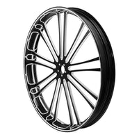 Custom Chrome HARLEY 9 SPOT BLACK ANODIZED 30" X 3.50" FRONT WHEEL NON ABS