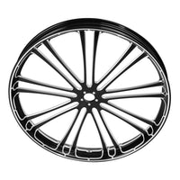 Custom Chrome HARLEY 9 SPOT BLACK ANODIZED 30" X 3.50" FRONT WHEEL NON ABS