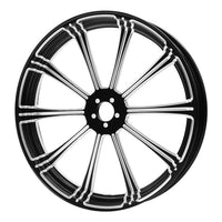 Custom Chrome HARLEY FLASH BLACK ANODIZED 21" X 3.50" FRONT WHEEL NON ABS