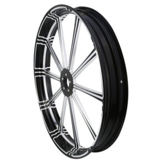 Custom Chrome HARLEY FLASH BLACK ANODIZED 26" X 3.50" FRONT WHEEL NON ABS