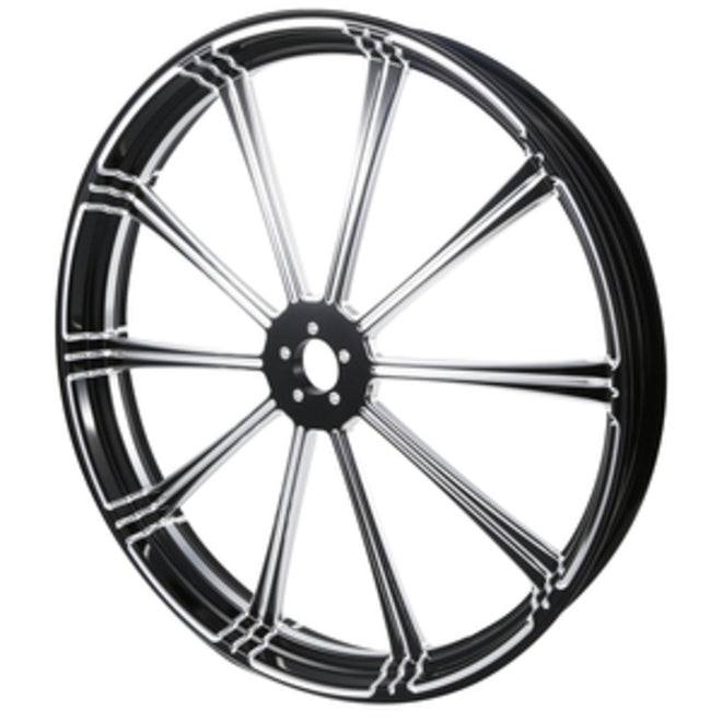 Custom Chrome HARLEY FLASH BLACK ANODIZED 26" X 3.50" FRONT WHEEL NON ABS