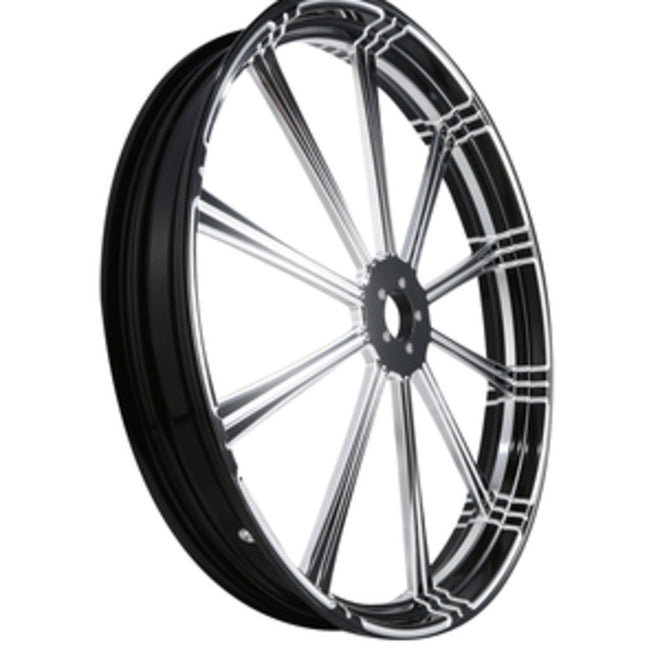 Custom Chrome HARLEY FLASH BLACK ANODIZED 26" X 3.50" FRONT WHEEL NON ABS